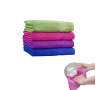 ZXfad 4pcs Chiffons en Microfibre, 40 x 40 cm, Chiffons en Microfibre pour le Nettoyage de Voiture, Adaptés à une Utilisation Domestique, Cuisine, Voiture, moto, Fenêtres, Etc