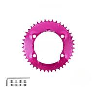 ZXFdgWS Couronnes Cyclisme Plateau de vélo Route 40T-58T, pignon étroit/Large for R7000, R8000 et R9100, pièces détachées for vélos 8-12 Vitesses(56T Pink)