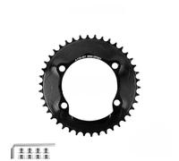 ZXFdgWS Couronnes Cyclisme Plateau de vélo Route 40T-58T, pignon étroit/Large for R7000, R8000 et R9100, pièces détachées for vélos 8-12 Vitesses(42T Black)