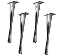 ZXFDM Pieds de Meubles dorés de 15,2 cm, Pieds de Table en métal, Pieds de Placard Robustes, pour Chaise de bibliothèque de canapé, Charge 1763 kg, pièces de Rechange pour Bricolage, Lot de 4