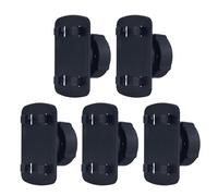 Zxfdsfdbnm Adaptateur universel de 17 mm rond mort vers 4 boucles pour support de téléphone de voiture, construction ABS, installation facile