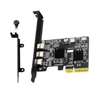Zxfdsfdbnm Adaptateurs de carte vidéo PCIe 4X vers DisplayPort de type C pour un transfert de données rapide et plusieurs configurations de moniteurs, carte d'extension PCIe à vitesse rapide