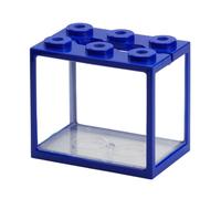 Zxfdsfdbnm Aquarium empilable pratique à 6 trous, haute transparence, convient pour une utilisation de bureau, parfait pour les aquariums Bettas Fish Betta