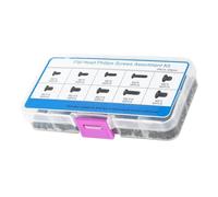 Zxfdsfdbnm Assortiment complet de 500 vis de réparation pour différentes marques avec récipient pour ordinateur portable et réparation d'ordinateur avec boîte de rangement