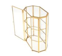 Zxfdsfdbnm Boîte à bijoux en verre multifonction pour organiser colliers, bagues et bibelots, convient pour les mariages et les anniversaires de mariage