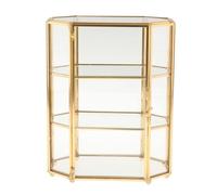 Zxfdsfdbnm Boîte à bijoux en verre multifonction pour organiser colliers, bagues et bibelots, convient pour les mariages et les anniversaires de mariage