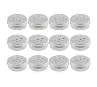 Zxfdsfdbnm Boîtes renifleurs pour Chiens en Aluminium avec couvercles | Paquet de 12 contenants de en métal pour l ' enrichissement du ménage, leçons guidées, organisation de