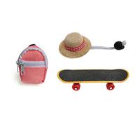 Zxfdsfdbnm Chapeau de soleil réglable pour planche à roulettes, cartable pour lézards, accessoires de costume pour animal de compagnie, chapeau de paille