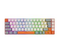 Zxfdsfdbnm Clavier portable à fil fin 68 touches, plusieurs systèmes, compatible avec disposition ergonomique et clavier d'éclairage Argb