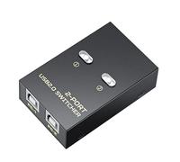 Zxfdsfdbnm Commutateur USB 2.0 pour imprimante 1 imprimante entre deux PC Augmente la productivité avec bouton de commutation rapide avec bouton manuel