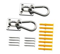 Zxfdsfdbnm Crochet d'ancrage en acier industriel de 8 mm pour balcon, terrasse, balançoire