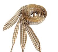 Zxfdsfdbnm Lacets colorés en polyester haute résistance pour chaussures de course à pied, chaussures décontractées, à carreaux, Grille de couleur A05 de 1,5 cm, Taille unique