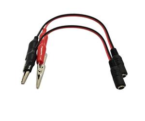 Zxfdsfdbnm Lot de 2 pinces crocodiles universelles vers cordon d'alimentation DC5521 - Solution de charge pour tout appareil compatible avec les applications solaires
