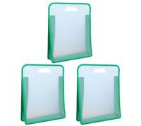Zxfdsfdbnm Lot de 3 pochettes de rangement portables en papier pour album de scrapbooking - Pour projets, livres, documents