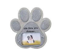 Zxfdsfdbnm Pierre commémorative pour animal de compagnie Cadre photo Souvenir d'amour des chiens - Sympathie pour chien ou chat - Pierre de marquage funéraire pour commémoration