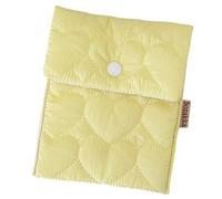 Zxfdsfdbnm Pochettes menstruelles pour serviettes hygiéniques pour adolescentes et filles - Porte-tampon pour sac à main - Pochettes menstruelles, jaune