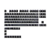 Zxfdsfdbnm Profil original 101 touches à double injection Side Legends Keycap Set pour jeux et saisie de claviers Profil original Touches latérales imprimées