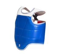 Zxfdsfdbnm Protège-poitrine Taekwondo en polyester respirant réglable pour entraînement Taekwondo, parfait pour les adultes, double face Taekwondo