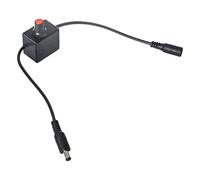 Zxfdsfdbnm Régulateur de vitesse PWM 5 V 24 V 3 A avec 5 connecteurs 5 x 2 1 mm - Régulateur de ventilateur moteur réglable pour ventilateurs, ventilateurs, lampes LED