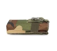 Zxfdsfdbnm Sac de rangement pour accessoires de communication - Design fonctionnel - Sac de rangement pour talkie-walkie - Convient pour les activités de plein air, Motif camouflage