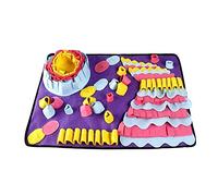Zxfdsfdbnm Tapis d'alimentation pour chien - Tapis à renifler pour chiots - Travail du nez - Grand reniflement - Recherche de nourriture - Prévention de l'obésité