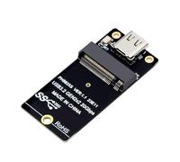 Zxfdsfdbnm Type C Solid Disk Conversion Board ABS NVME Conversion Board Compatible avec NVME 2230/42/60/80 Taille Accessoires