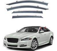 ZXFENG Lot de 4 déflecteurs d'air pour Jaguar XJL X351 2011-2019, Déflecteurs Latéraux Déflecteurs de Pluie Avant ArrièRe Pare-Soleil Accessoires