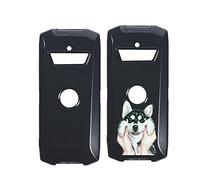 ZXFHN Coque pour Crosscall Core-S4 (2.40"), Souple TPU Housse étuis Silicone Etui Back Case pour Crosscall Core-S4 - Anti-Rayures - Deux Morceaux - Noir + WMA2