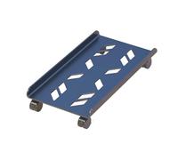 ZXFIYTBH Support CPU pour CPU en métal résistant, support pour PC avec 4 roues, support pour CPU mobile pour PC de jeu avec moquette, support pour PC tour