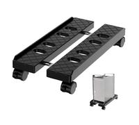 ZXFIYTBH Support pour CPU Support mobile pour PC, tour PC de largeur réglable sous le bureau, support ventilé pour CPU compatible avec la plupart des PC Support de tour pour PC (Noir)