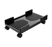 ZXFIYTBH Support pour unité centrale - Support pour unité centrale - Robuste - Amovible - En plastique - Support de tour hôte pour bureau - Rack d'hôte - Avec roulettes - Support de tour PC