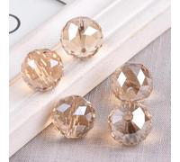 ZXFLOOR Lot de 30 Perles Rondes en Cristal plaqué coloré à facettes de 20 mm pour la Fabrication de Bijoux et d'objets artisanaux