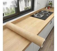 Papier Peint Auto-adhésif imperméable en Grain de Bois, 60x500cm de Largeur, pour Porte, Armoire, Table, Meubles, Film de décoration pour la Maison