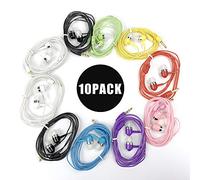ZXFYE Earbud Lot de 10 écouteurs filaires en Vrac pour iPhone, Smartphone, Ordinateur, Ordinateur Portable, MP3, Salle de Classe