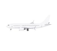 ZXGGASG Aircraft métallique moulé Dicast 1: 400 Échelle pour Avion Blanc Modèle de Blanc B737 Max7 Souveniture de Simulation pour la Collecte l'affichage