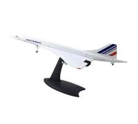 ZXGGASG Concorde Avion Britannique Plane Modèle Planification à Jet Collectibles Resin avec Roues Diecast for Collection (1/200 Air France)