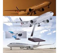 ZXGGASG d'avion Concorde Air France Avion Britannique Plane Modèle Planifiage Jet Collectibles Résine avec Roues Diecast for Collection (1/157 French B777)