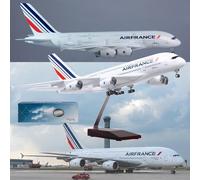 ZXGGASG d'avion Concorde Air France Avion Britannique Plane Modèle Planification à Jet Collectibles Résine avec Roues Diecast for Collection (1/160 French A380)
