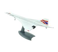 ZXGGASG d'avion Concorde Air France Avion Britannique Plane Modèle Planification à Jet Collectibles Resin avec Roues Diecast for Collection (1/200 British Airways)