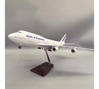 ZXGGASG d'avion Concorde Air France Avion Britannique Plane Modèle Planification à réaction Collectibles Résine avec Roues Diecast pour la Collection (1/150 French B747)