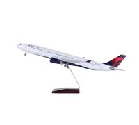 ZXGGASG Diecast Airplane Toys 130 Delta A330 Die Cast Modèle Collection Aircraft Affichage Statique pour la Collecte l'affichage (Pas de lumière)