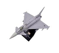 ZXGGASG Échelle 1: 100 en métal moulé de Moustache 1: 100 pour la Crusade de Fer Allemande en Fer Typhoon EF2000 Eurofighter Plane Model Metal Metal Die-Cast pour Souvenir pour la Collecte