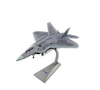 ZXGGASG Échelle 1/72 Aircraft en métal moulé pour Fighter F-22 Aircraft F22 Raptor Model Plans pour la Collecte l'affichage