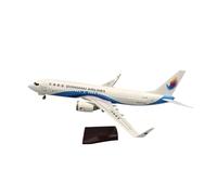 ZXGGASG Jouets en Avion Diecast 47 cm B737-800 East China Sea Model Wheel Gear à débarquement Couchée Bourse Aircraft Bureau pour Collection Affichage (Pas de lumière)