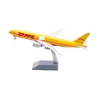 ZXGGASG Replica Aircraft Models 31cm 1/200 Échelle finie Aircraft Die-Cast Modèle pour DHL pour 777-F D-Aalm Airplane réplique du modèle d'avion Miniature