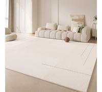 ZXGGASG Soft Fluffy Shaggy Area pour Chambre à Coucher Lavable Not Slip Low Pile Motage Moderne Tapis de Chevet Facile Care Non-Shedding 160x230 CM
