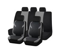 ZXHHXEB Ensemble de Housses Siège Auto,pour Opel Olympia Ascona Calibra Vectra Zafira Couvre Sieges pour Avant et Arrière Amovible Et Lavable, Auto Protecteur de Siège,Grey