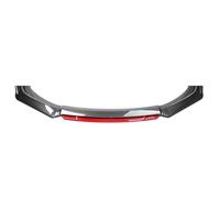ZXHHXEB Spoilers Avant Voiture pour Peugeot 308S 2015-2023 Lame Pare-Choc Avant Voiture Séparateur Becquet Pare-Chocs Lèvre kit de Corps,Carbonfiberlook+Red