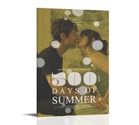 ZXHJDS Days of SummerPoster mural imperméable pour salon, salle de bain, cuisine, impression moderne, facile à nettoyer, cadeau décoratif, 20 x 30 cm, style cadre