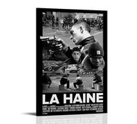 ZXHJDS La Haine Poster mural imperméable pour salon, salle de bain, cuisine - Impression moderne - Multifonctionnel - Facile à nettoyer - 50 x 75 cm - Style cadre